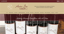 Desktop Screenshot of antolincellars.com