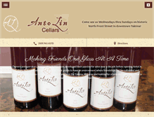 Tablet Screenshot of antolincellars.com